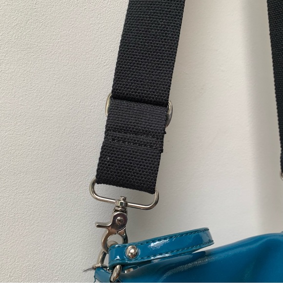 DKNY cross body bag / clutch teal - Picture 7 of 9